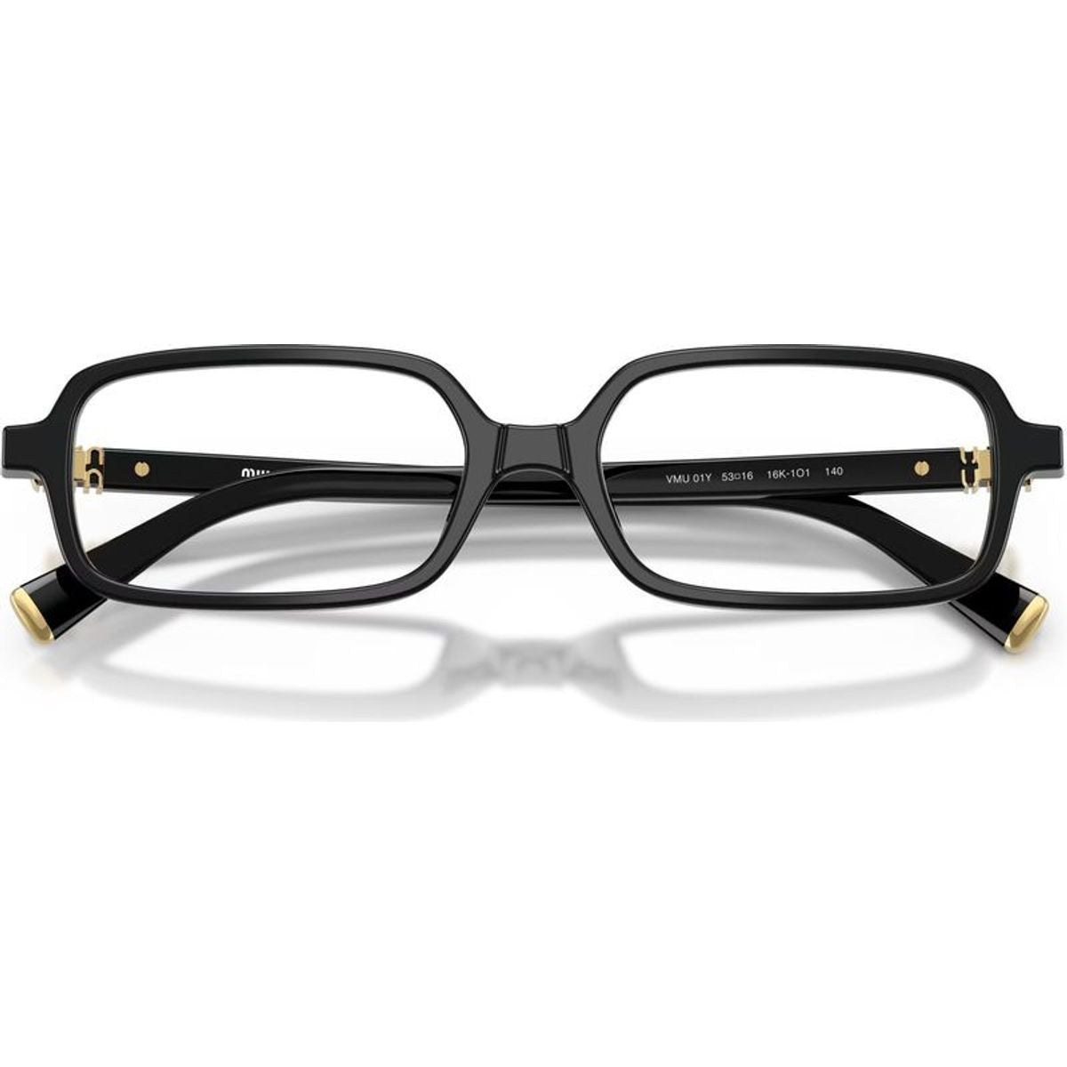 MU01YV, Black/Clear Lenses 51 Eye Size