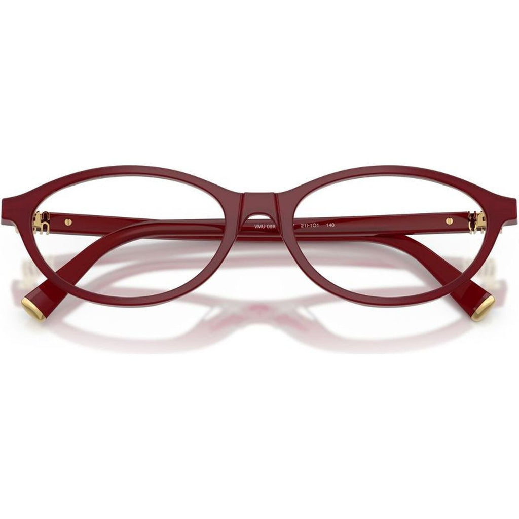 MU09XV, Opal Burgundy/Clear Lenses 53 Eye Size