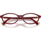 MU09XV, Opal Burgundy/Clear Lenses 53 Eye Size