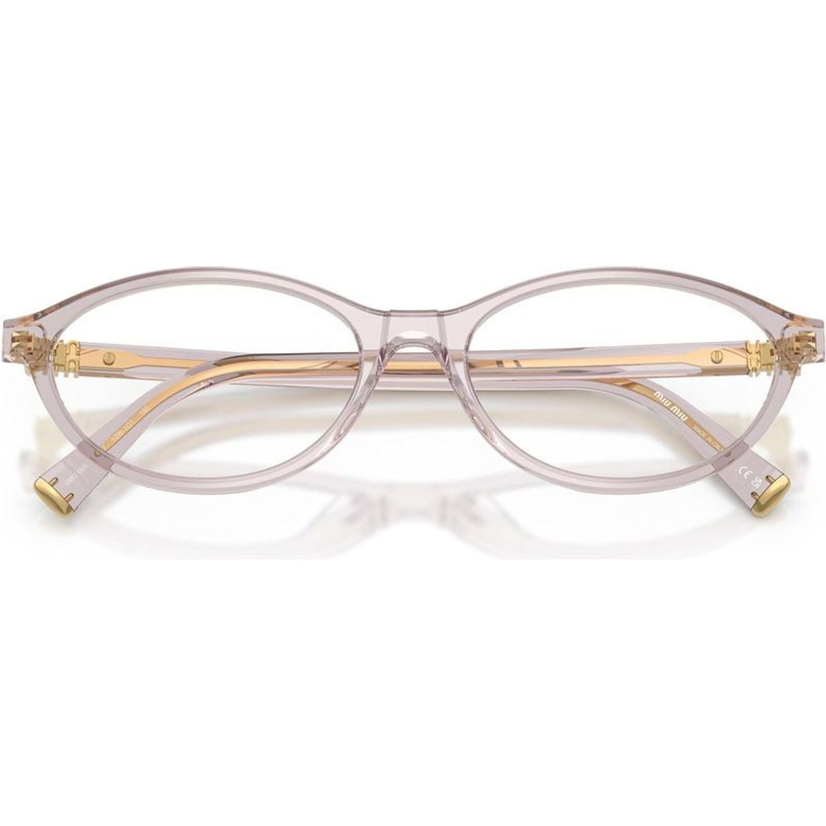 MU09XV, Transparent Mauve/Clear Lenses 53 Eye Size