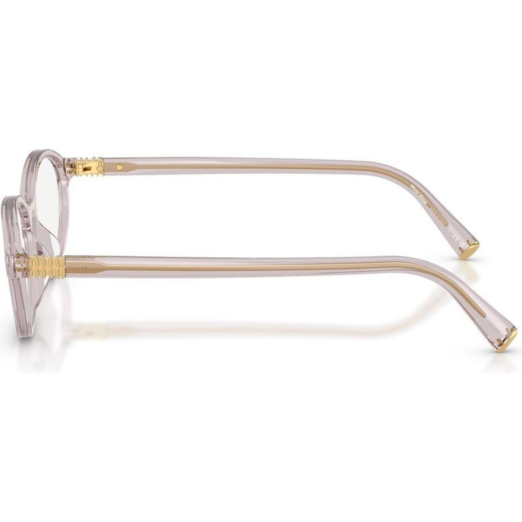 MU09XV, Transparent Mauve/Clear Lenses 53 Eye Size
