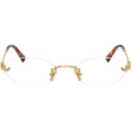 MU53WV, Gold/Clear Lenses 51 Eye Size