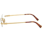 MU53WV, Gold/Clear Lenses 51 Eye Size