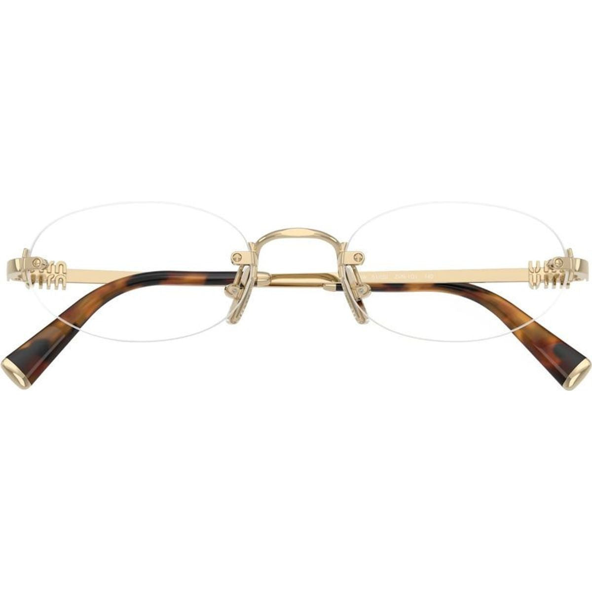 MU53WV, Pale Gold/Clear Lenses 51 Eye Size