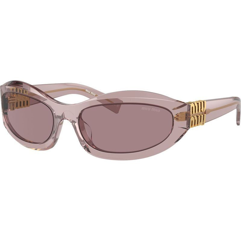 MU14ZS, Transparent Mauve/Light Purple Brown Lenses