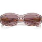 MU14ZS, Transparent Mauve/Light Purple Brown Lenses