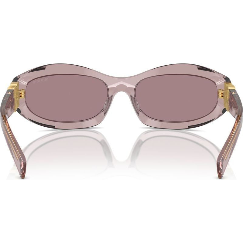 MU14ZS, Transparent Mauve/Light Purple Brown Lenses