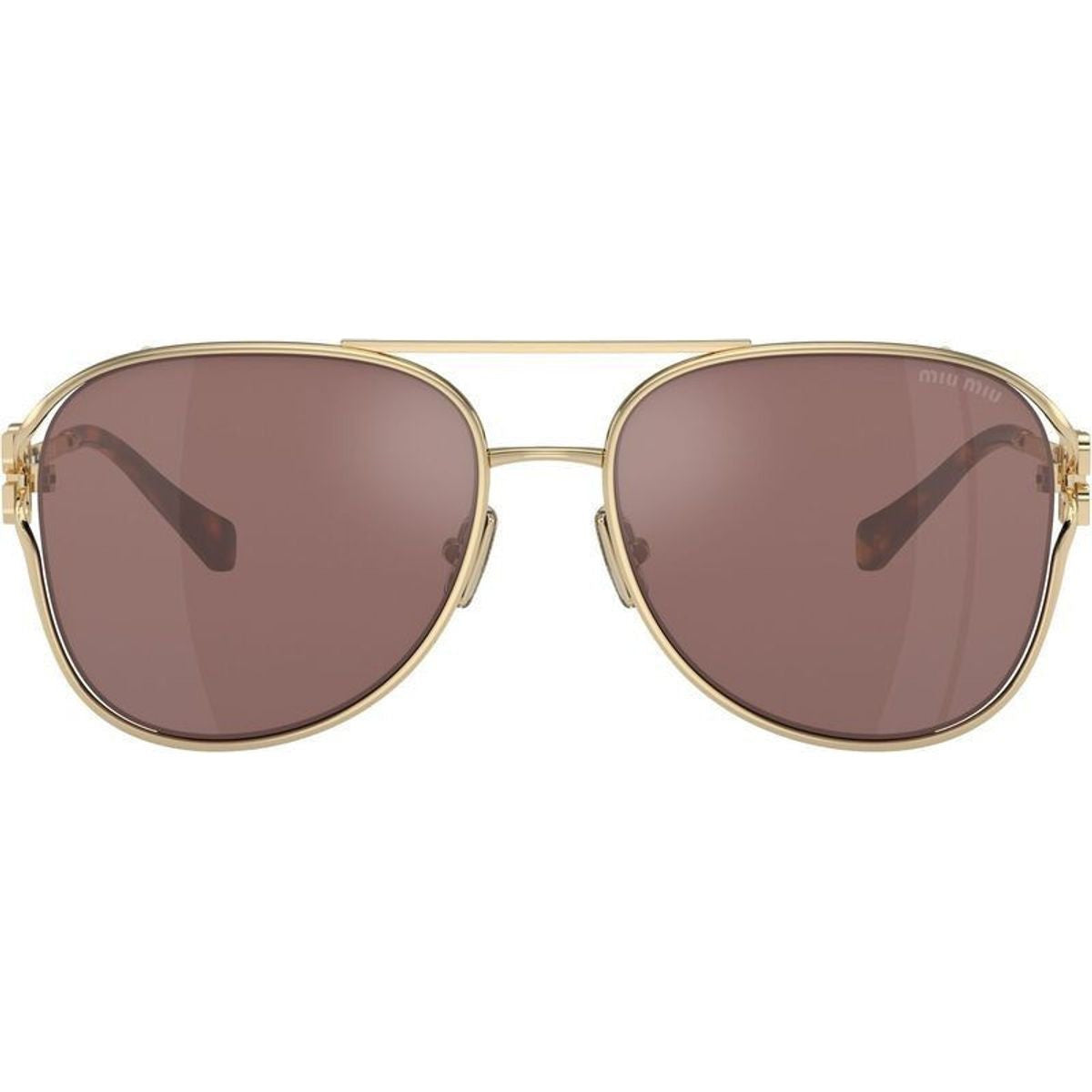 MU52ZS, Pale Gold/Brown Silver Mirror Lenses