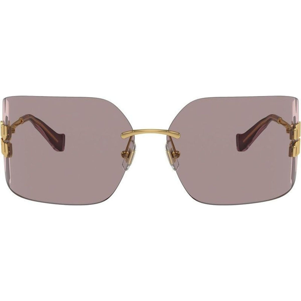 MU54YS, Gold/Light Purple Brown Lenses