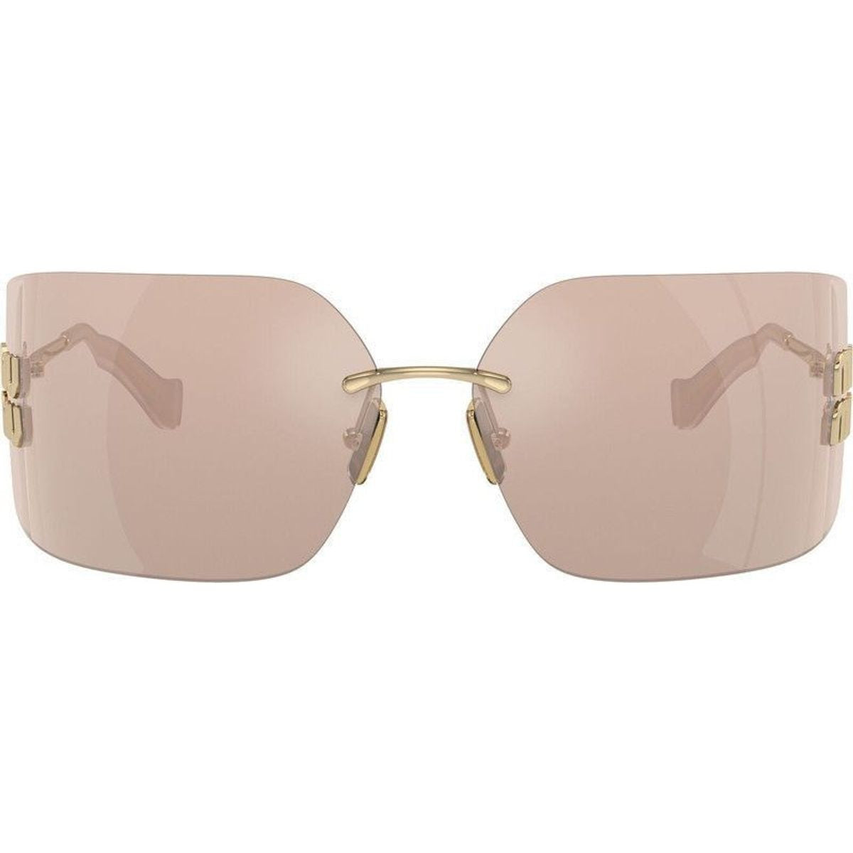 MU54YS, Pale Gold/Pink Mirror Lenses