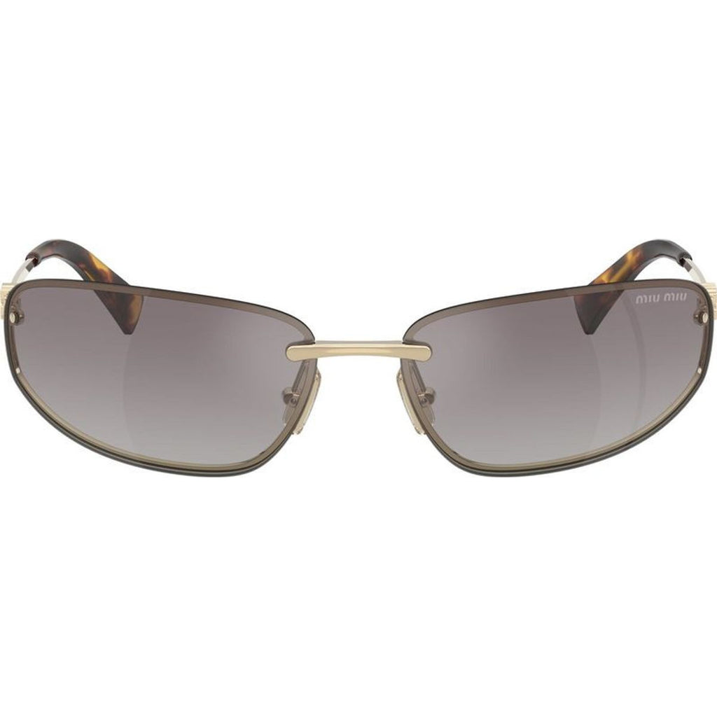 MUA50S, Pale Gold/Blue Gradient Silver Mirror Lenses