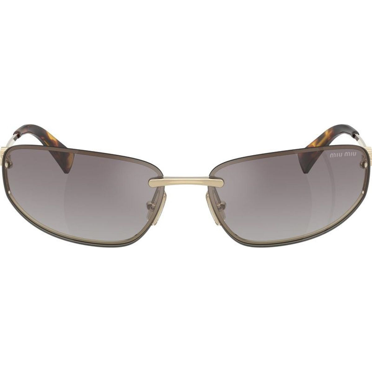 MUA50S, Pale Gold/Blue Gradient Silver Mirror Lenses