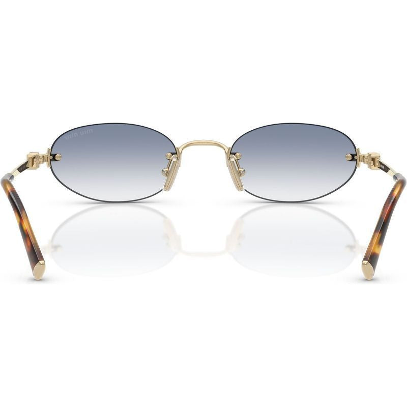 MUA54S, Pale Gold/Light Blue Clear Gradient Lenses