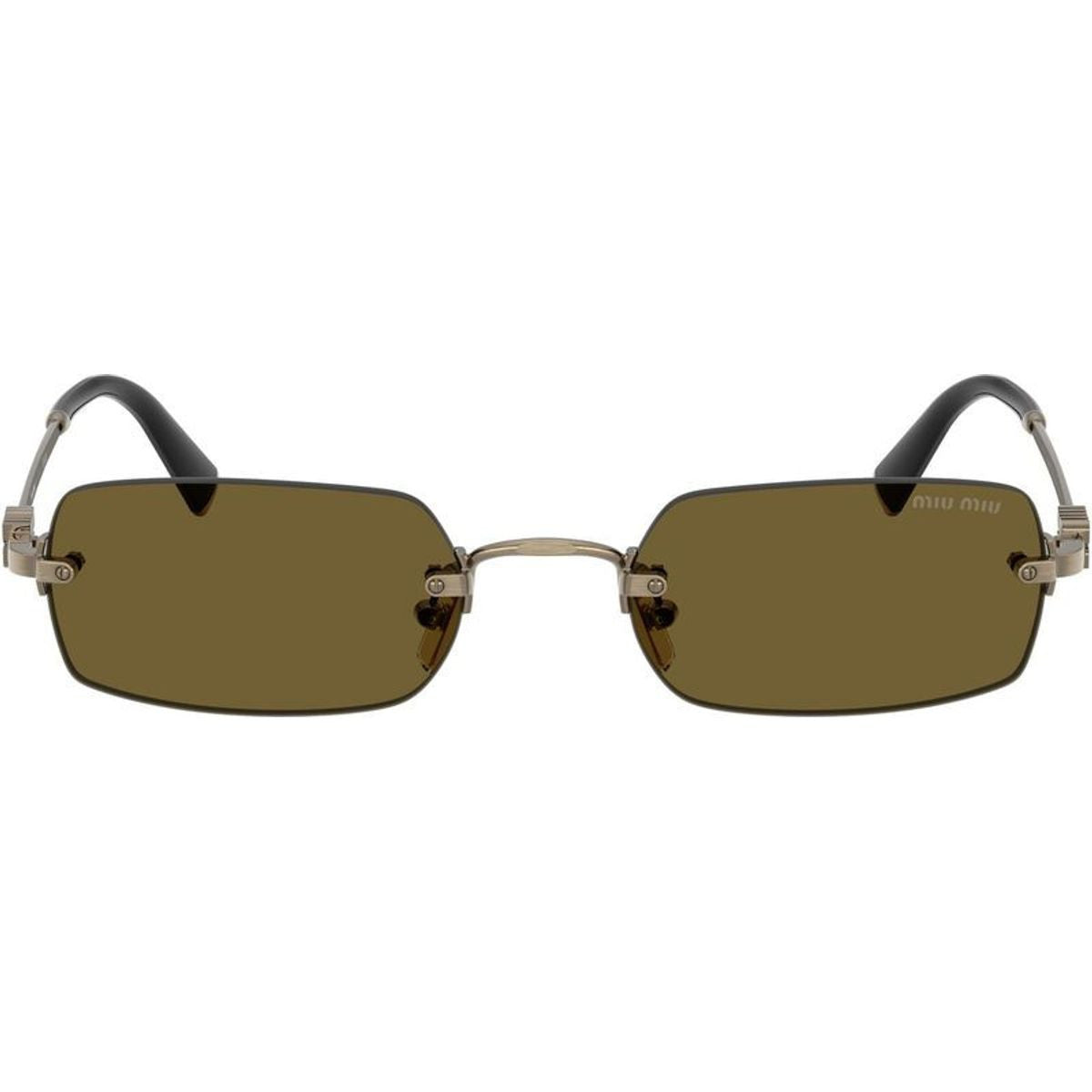 MUB50S, Old Gold/Dark Brown Lenses 52 Eye Size