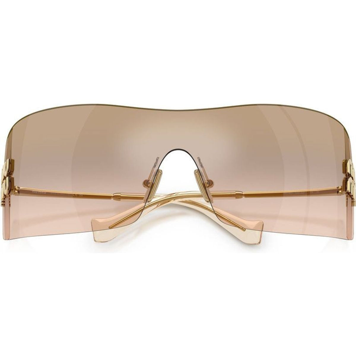 MUB53S, Gold/Light Brown Bronze Mirror Lenses
