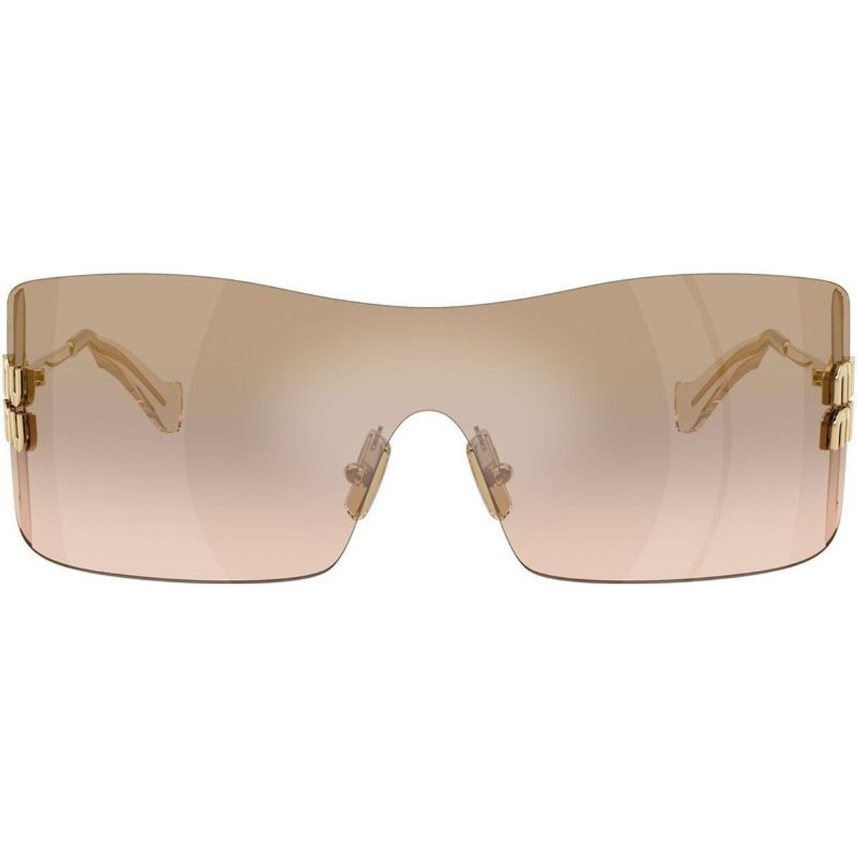 MUB53S, Gold/Light Brown Bronze Mirror Lenses
