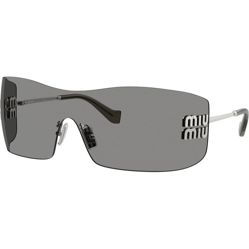 Miu Miu MUB53S Silver Dark Grey Angle