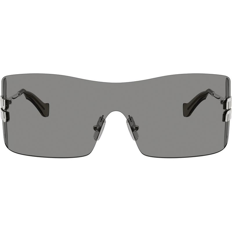 Miu Miu MUB53S Silver Dark Grey Front