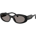 Miu Miu MUC01S Black Dark Grey Angle