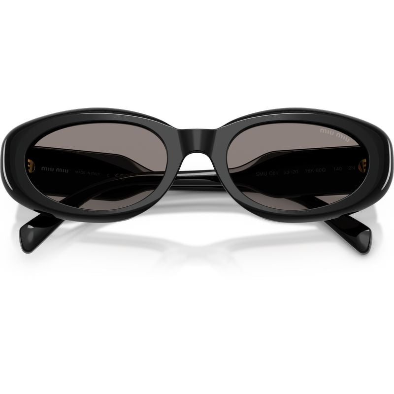 Miu Miu MUC01S Black Dark Grey Front2