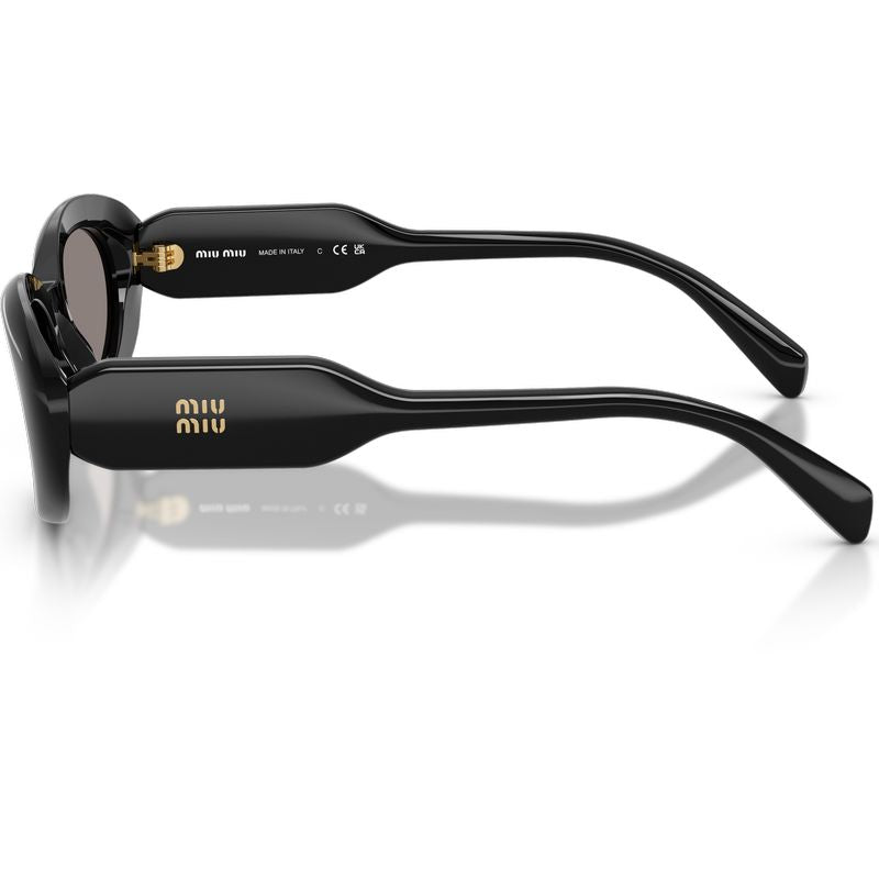 Miu Miu MUC01S Black Dark Grey Side