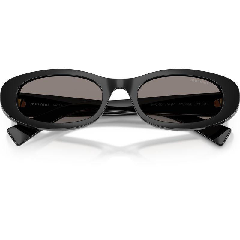 Miu Miu MUC02S Black Dark Grey Front2