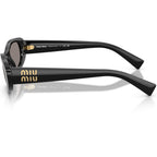 Miu Miu MUC02S Black Dark Grey Side