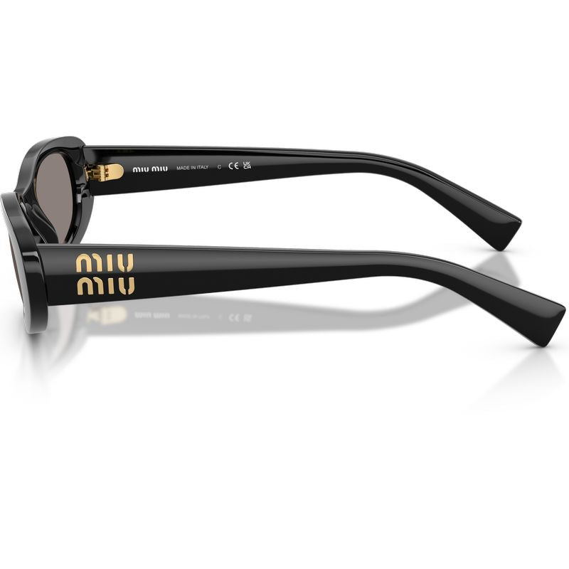 Miu Miu MUC02S Black Dark Grey Side