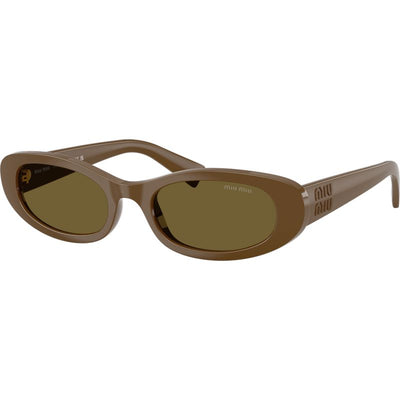 Miu Miu MUC02S Military Green Dark Brown Angle