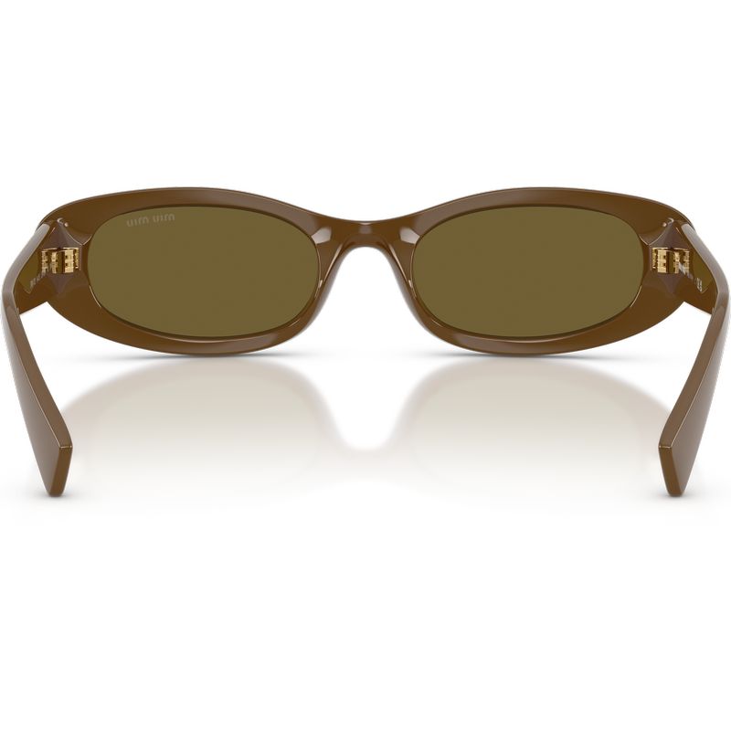 Miu Miu MUC02S Military Green Dark Brown Inner
