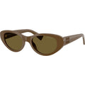 Miu Miu MUC03SU Military Green Dark Brown Angle