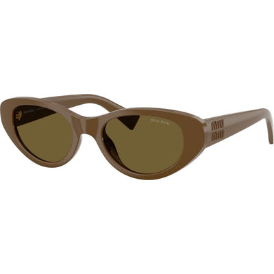 Miu Miu MUC03SU Military Green Dark Brown Angle