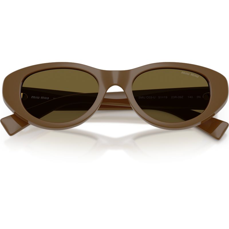Miu Miu MUC03SU Military Green Dark Brown Front2
