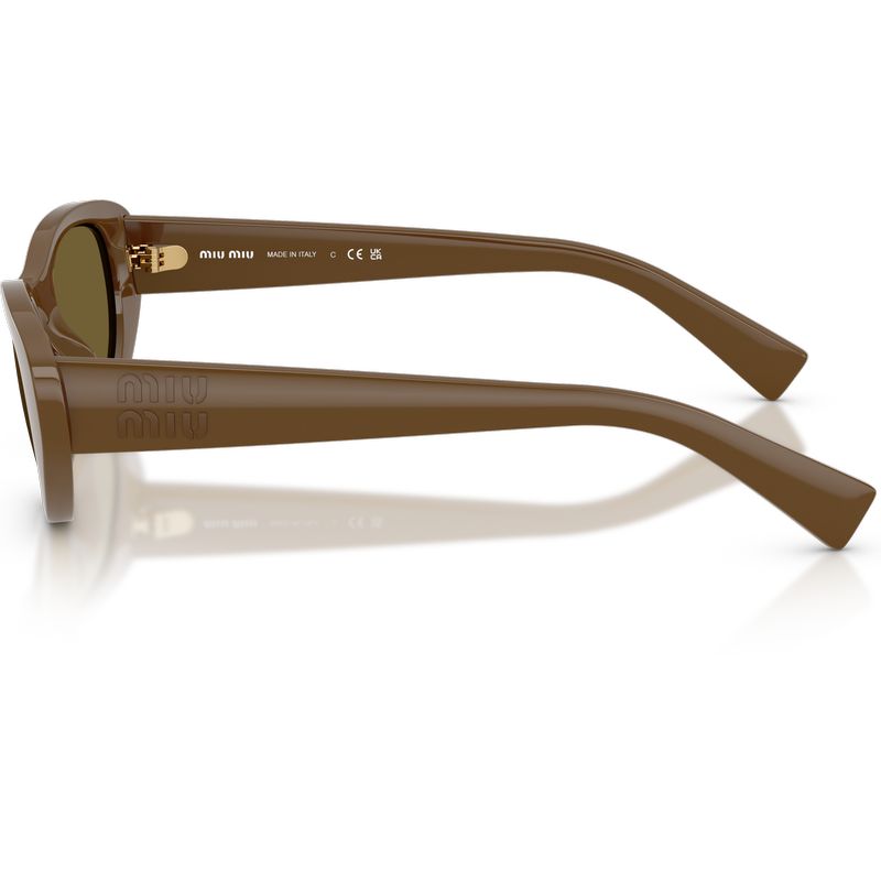 Miu Miu MUC03SU Military Green Dark Brown Side