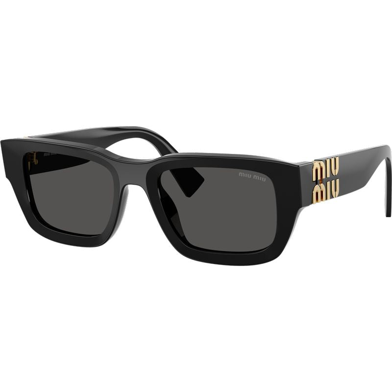 Miu Miu MUC04S Black Dark Grey Angle