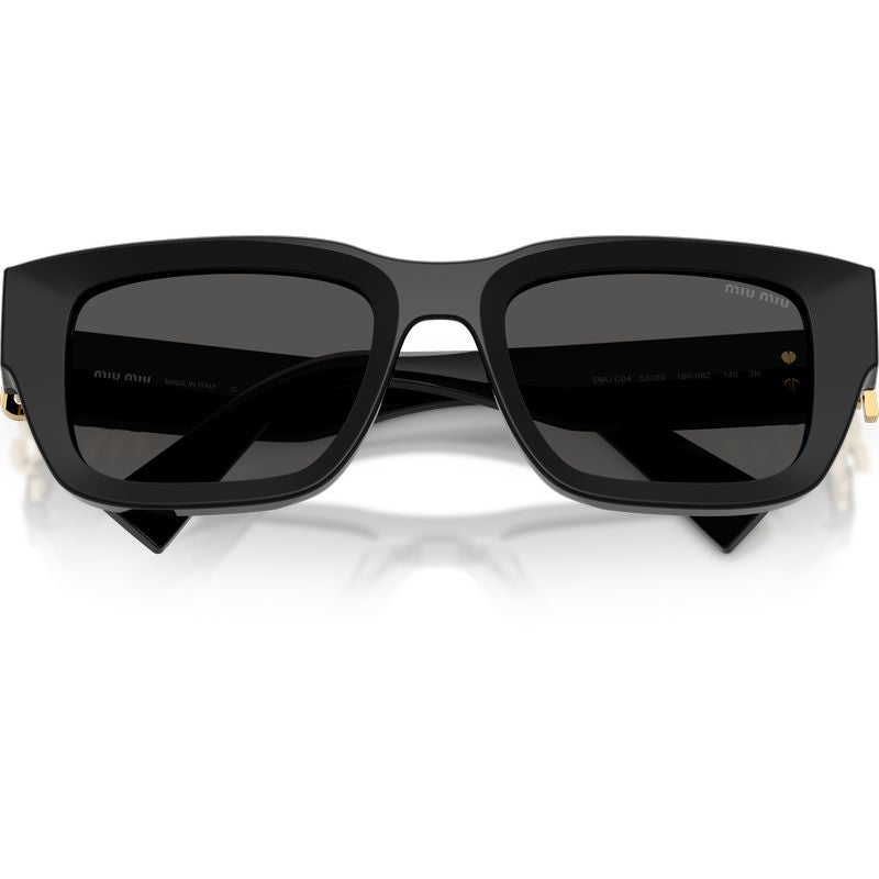 Miu Miu MUC04S Black Dark Grey Front2