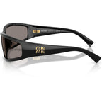 Miu Miu MUC06SU Black Dark Grey Side