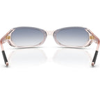 Miu Miu MUC07SU Transparent Pink Blue Clear Gradient Inner