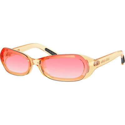Miu Miu MUC07SU Transparent Yellow Pink Gradient Angle