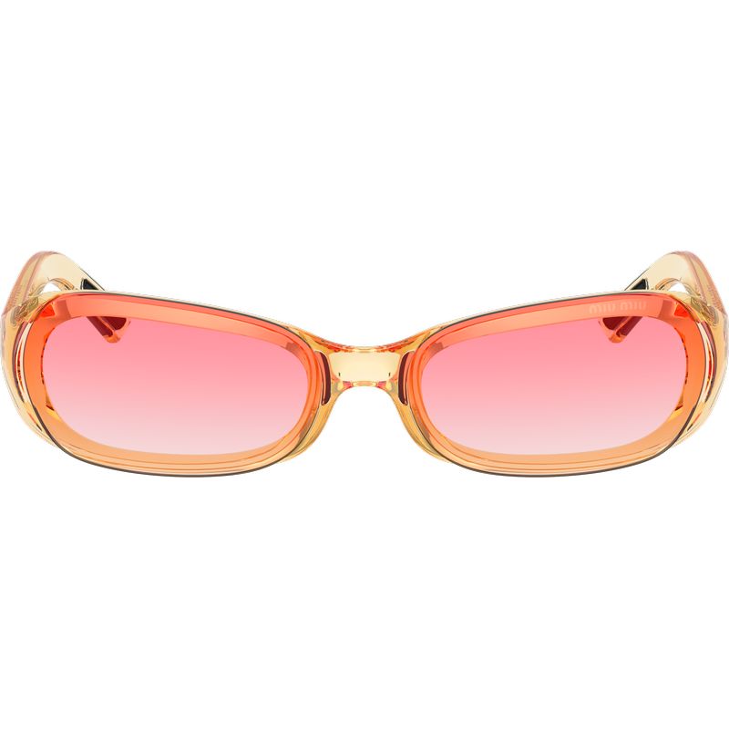 Miu Miu MUC07SU Transparent Yellow Pink Gradient Front