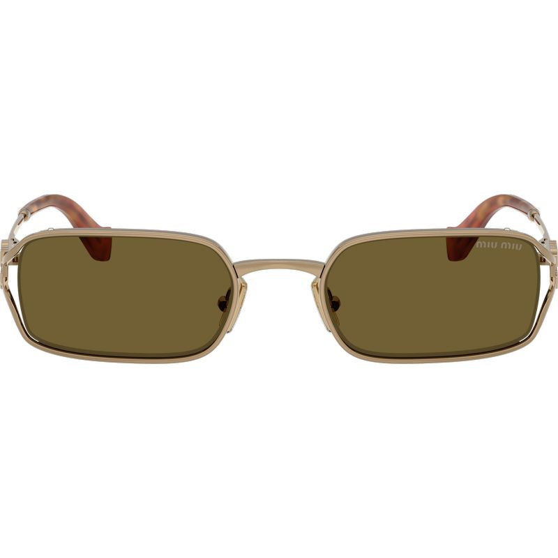 Miu Miu MUC50S Old Gold Dark Brown Front