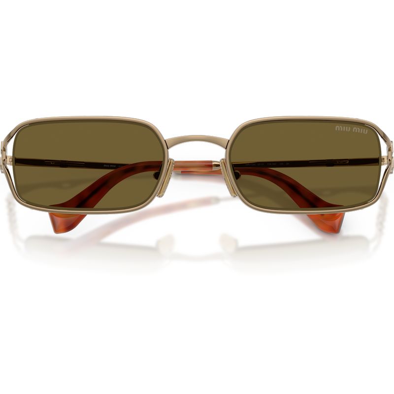 Miu Miu MUC50S Old Gold Dark Brown Front2