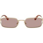 Miu Miu MUC50S Pale Gold Light Purple Brown Front