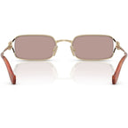 Miu Miu MUC50S Pale Gold Light Purple Brown Inner