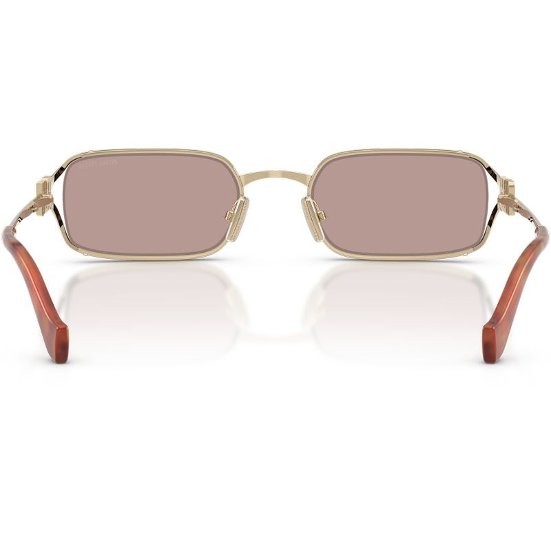 Miu Miu MUC50S Pale Gold Light Purple Brown Inner