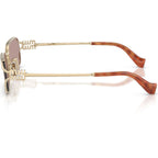 Miu Miu MUC50S Pale Gold Light Purple Brown Side