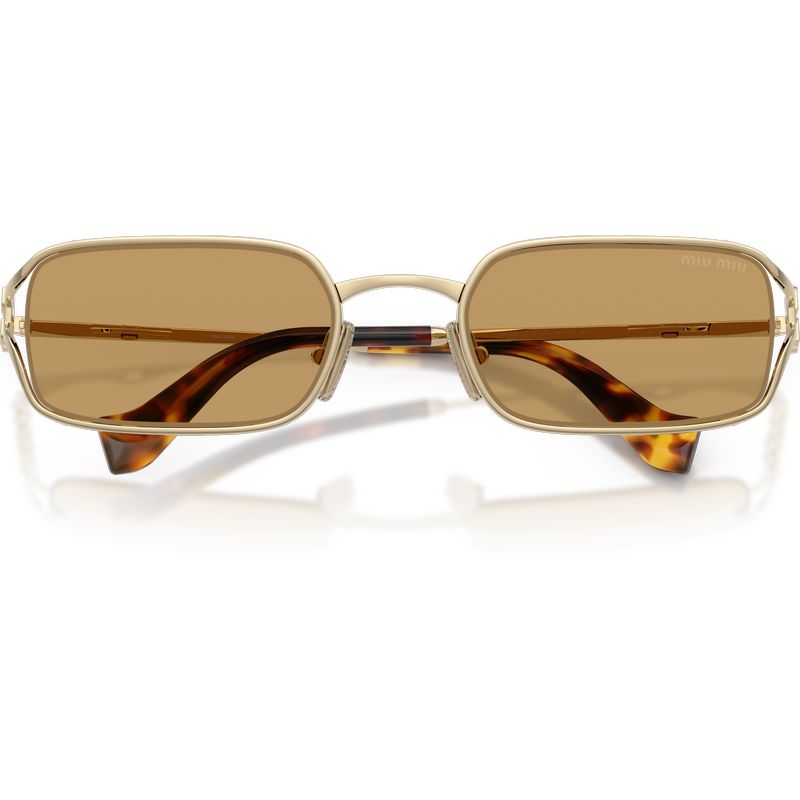 Miu Miu MUC50S Pale Gold Yellow Front2