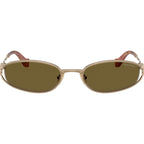 Miu Miu MUC51S Old Gold Dark Brown Front