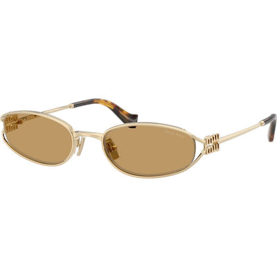 Miu Miu MUC51S Pale Gold Brown Angle