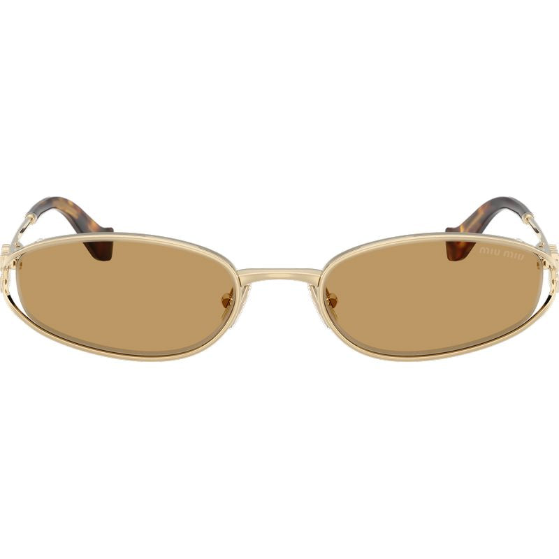 Miu Miu MUC51S Pale Gold Brown Front